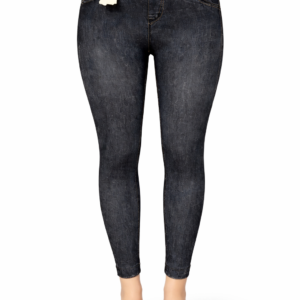 Denim Look Plain Jeggings